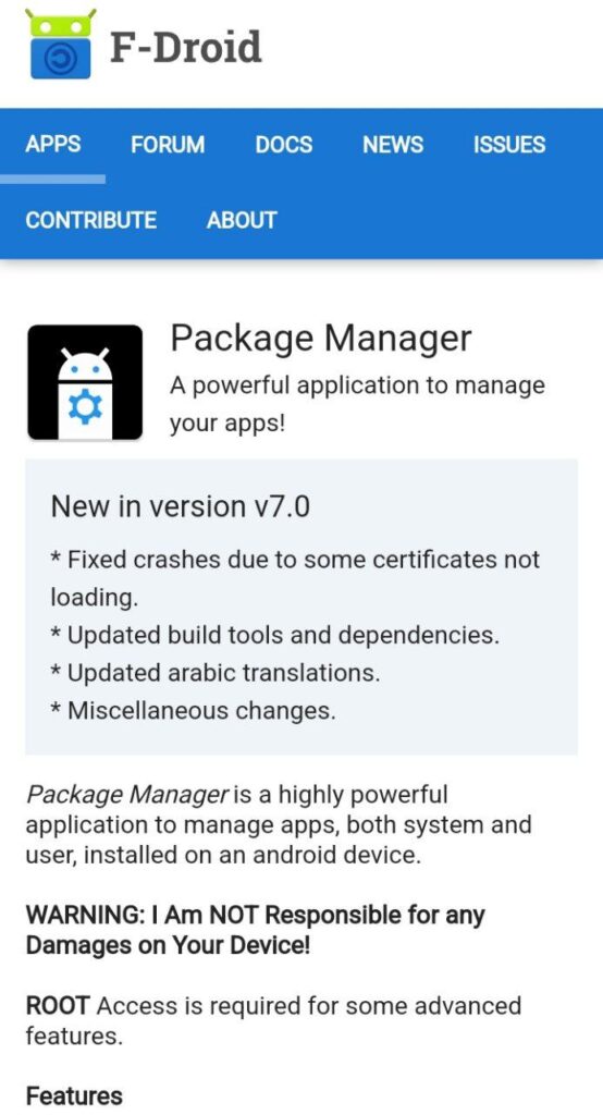 Download Package Manager App