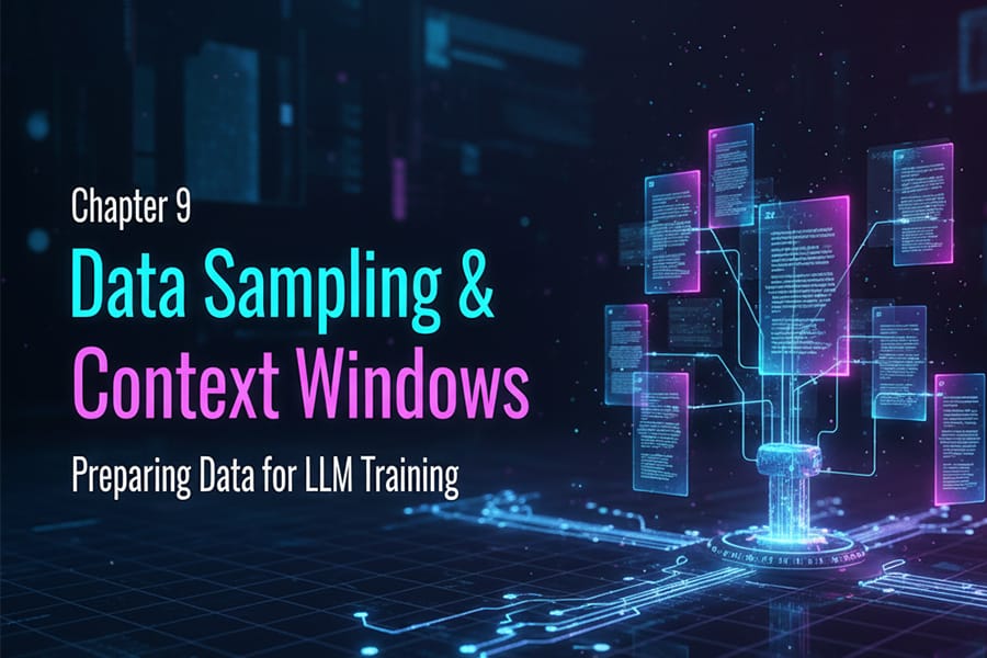 Chapter 9: Data Sampling & Context Windows - Preparing Data for LLM Training