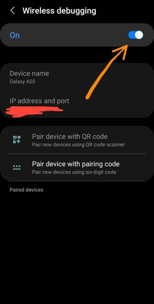 Pair device with pairing code