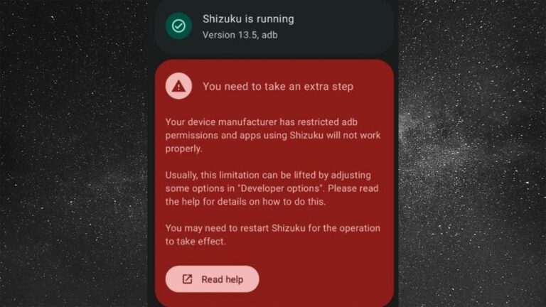 Shizuku Error: You Need to Take an Extra Step - Quick Fix