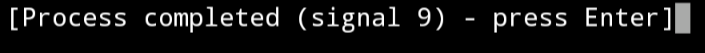Signal 9 Error in Termux