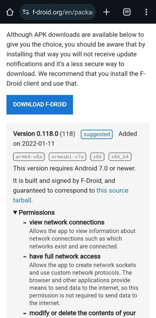 Check latest release